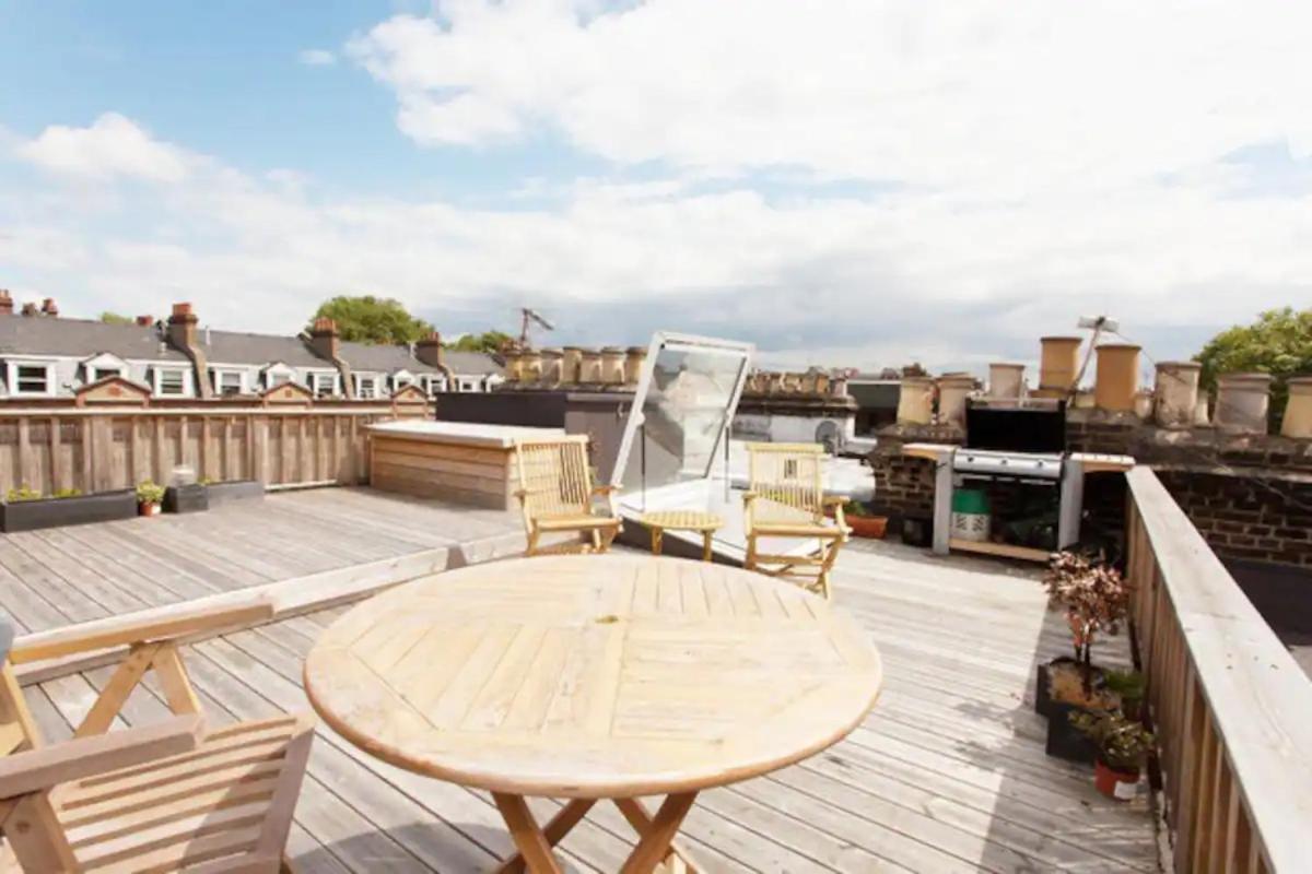 Sunny 2 Bedroom, 2 Bathroom Apartment With Roof Terrace ロンドン エクステリア 写真
